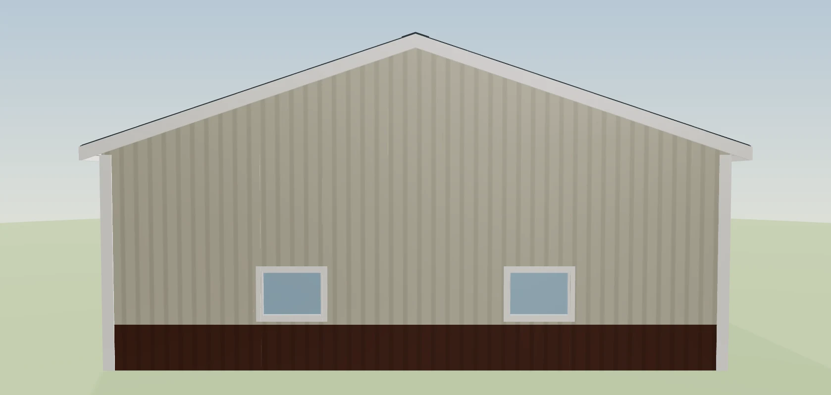 An endwall elevation from the 3D designer